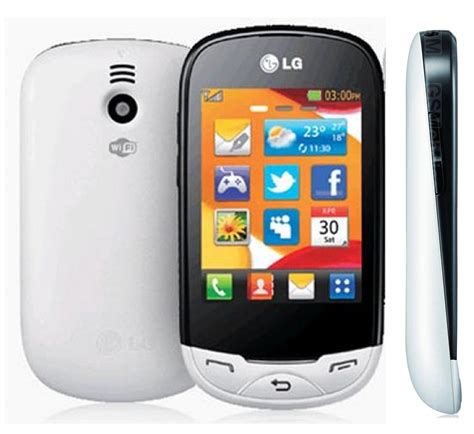 lg  whiteblack touchscreen mobile phone unlocked bargain ebay