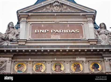 paris france bnp paribas bank office building  architectural details office front