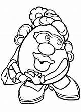 Coloring Potato Head Mr Pages Popular sketch template