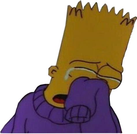 Bartsimpson Depressed Sad Crying Simpsons Freetoedit