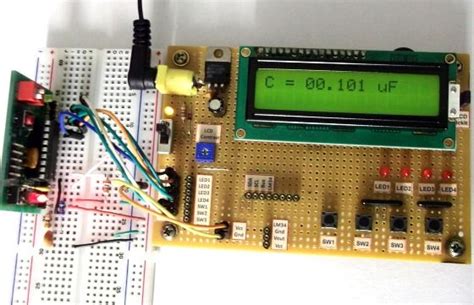 making  digital capacitance meter  picfa