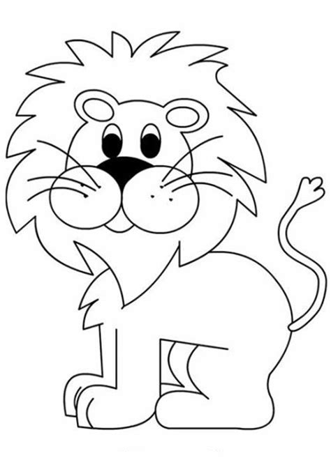 printable coloring pages lion