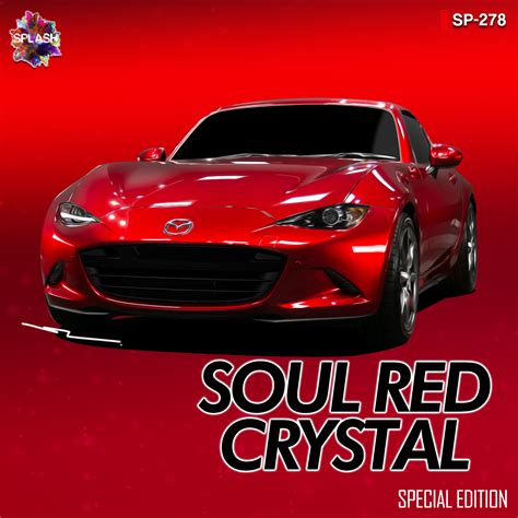 soul red crystal splash paints
