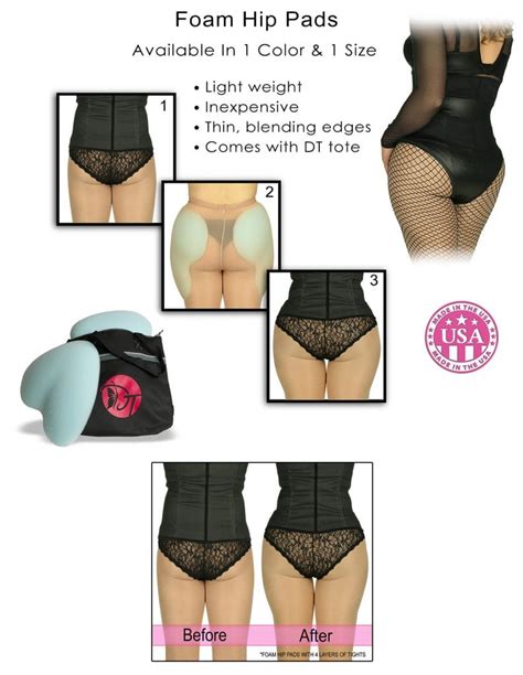 silicone and foam hip pads crossdressing and transgender