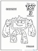 Coloring Chunk Coloriages sketch template