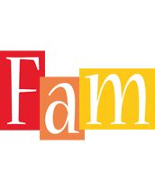 fam logo  logo generator smoothie summer birthday kiddo