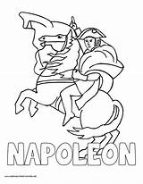 Colorare Napoleon Napoleone Bonaparte Disegni Rivoluzione Francese Napoleón Storia Geschiedenis Iniziali Attività sketch template