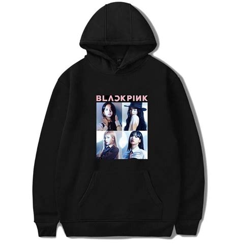blackpink hoodie  stock   worldwide shipping