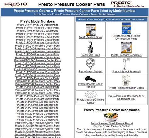 presto pressure cooker parts  pressure pinterest