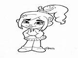 Vanellope Coloring Pages Von Schweetz Getcolorings Getdrawings sketch template