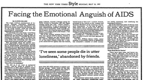 six times journalists on the paper s history of covering aids and gay