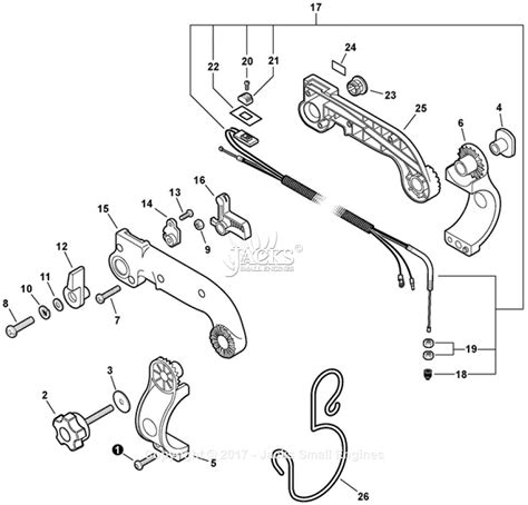 echo pb  sn   parts diagram  tube mount throttle control sn