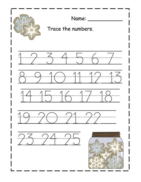 number tracing printable worksheets     printablee