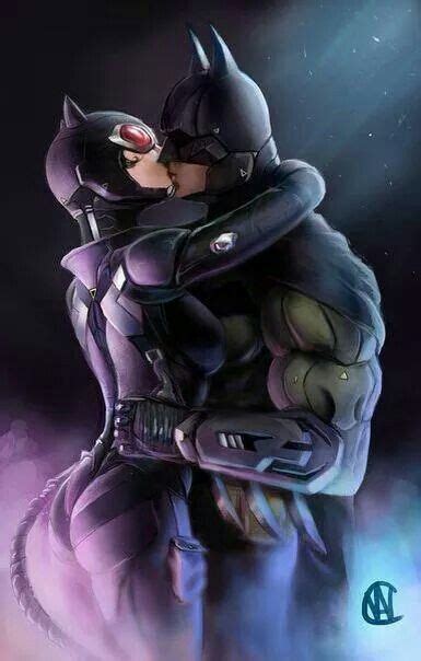 A Little Kiss Goodnight Batman And Catwoman Batman
