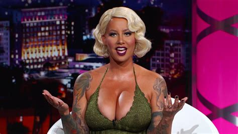 amber rose naked in kanye west s ‘famous video — why didn