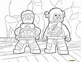 Lego Coloring Pages Dc Super Heroes Printable Superhero Sheets Color Marvel Colouring Universe Brickshow Tv Print sketch template