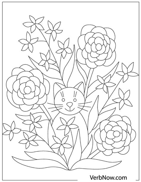 flowers coloring pages   printable  verbnow