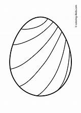 Easter Pages Coloring Eggs Egg Kids Striped Colouring Printable Template Coloringpagesonly 4kids Outline Templates Spring Printables Choose Board Prinables sketch template