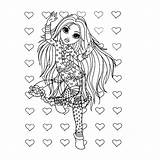 Girl Coloring Pages Child Cat Q4 Coloringpages sketch template
