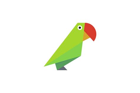 parrot logo templates  creative market
