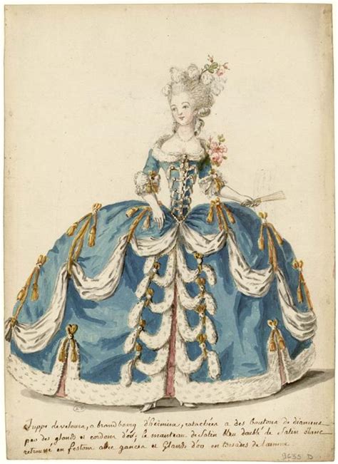 Grand Habit De Cour French Court Gown 18th Century