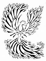 Phoenix Tribal Color Tattoos Designs Tattoo Deviantart Colored Meaning Tattoosforyou sketch template