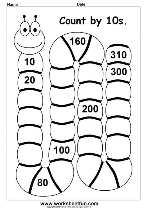 printable counting game  kids  learn numbers