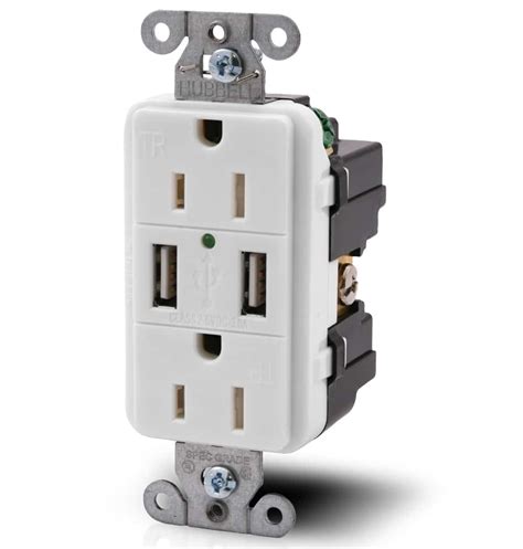 duplex receptacle  twin usb charger ports trailer life