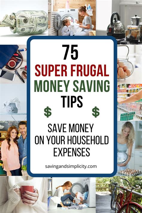 75 super frugal living tips cut household expenses