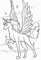 Coloring4free Pegasus sketch template