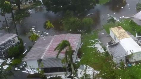 Drone Footage Shows Major Damage From Hurricane Irma In