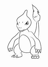 Charmeleon Coloring sketch template