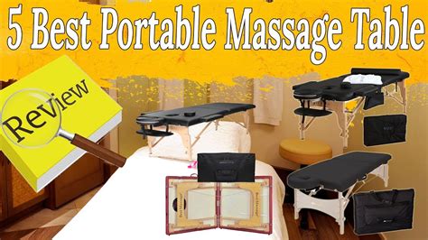 top 5 best portable massage table reviews best foldable massage table