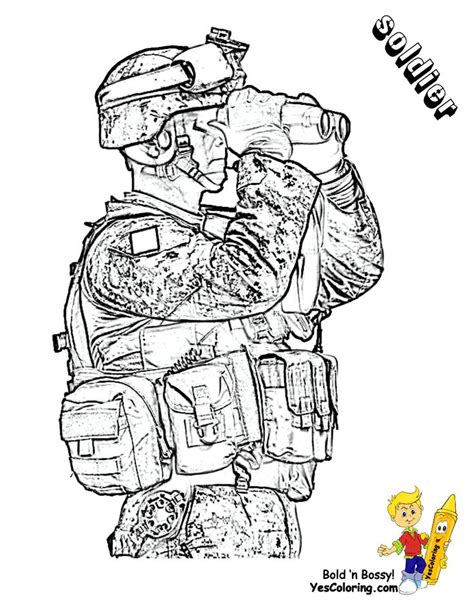 pin  fearless army coloring pages