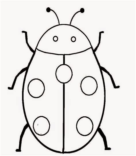 lady bug coloring pages clipart
