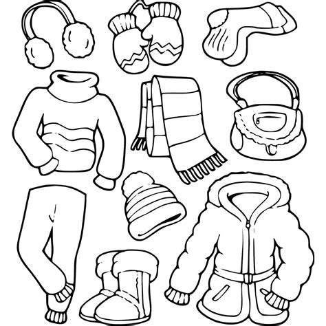 printable winter coloring pages  kids