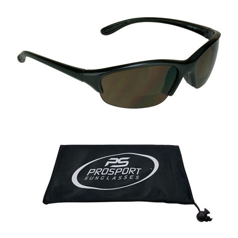 sport bifocal reader sunglasses for men and women semi rimless frame
