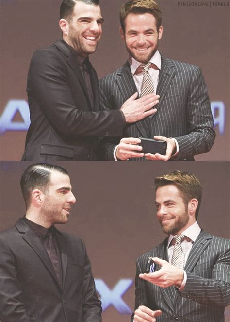 Chris And Zach Chris Pine And Zachary Quinto Photo 35454099 Fanpop