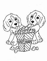 Coloring Pages Dog Dogs Kids Gif Printable Puppy sketch template