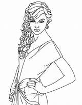 Swift Taylor Coloring Pages Lovely People Print Famous Book Colouring Beautiful Color Printable Celebrities Getcolorings Kitty Hello Size Girls Celebs sketch template