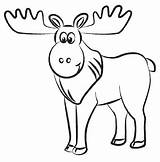 Moose Drawing Animals Draw Clipart Drawings Lines Simple Face Trace Sketch Easy Line Howstuffworks Animal Kids Learn Cliparts Lifestyle Clipartmag sketch template