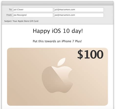 apple removes option  purchase gift cards  email update added  mac rumors