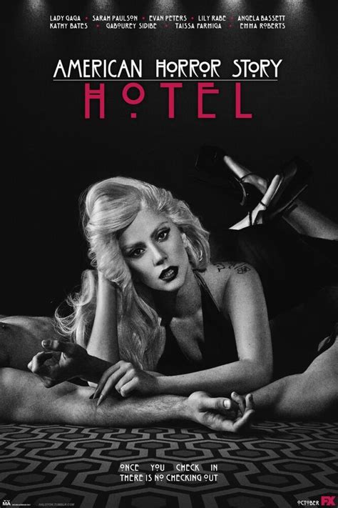 american horror story hotel tv show poster lady gaga ebay