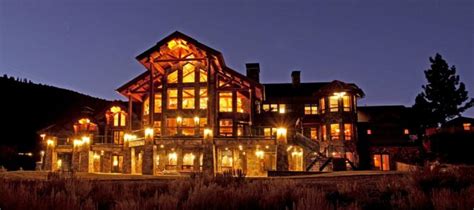 luxury log cabin homes harmonious blend  nature  stunning views