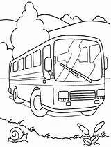 Bus Coloring Drawings Truck sketch template