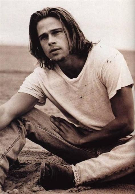Brad Pitt With Long Hair Tumblr