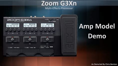 zoom gxn demo    amp models youtube