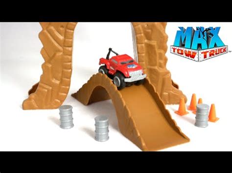 max tow truck max mini  road playset  jakks pacific youtube