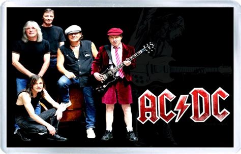 Ac Dc Fridge Magnet C In 2020 Acdc Acdc Songs Angus