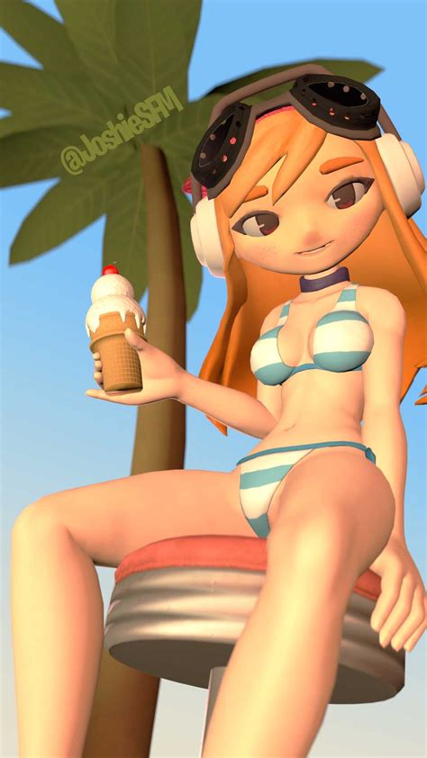 Rule 34 Bikini Human Meggy Ice Cream Joshiesfm Meggy Spletzer Orange